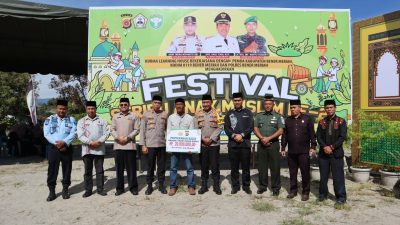 Kapolres Bener Meriah Buka Festival 1000 Anak Muslim di Kecamatan Timang Gajah 