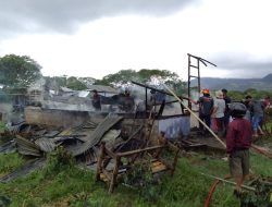 Rumah Milik Alwin Ludes Terbakar di Kampung Tingkem Bersatu Bener Meriah