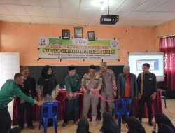 Loucing  Sosialosasi Proyek Perubahan Sigap Hukum di SMP 2 Wih Pesam Bener Meriah